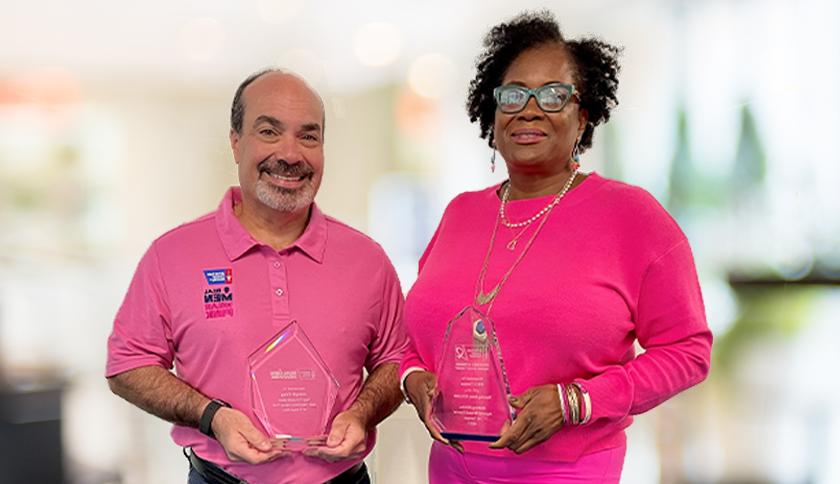 DTCC员工在美国癌症vnsr威尼斯城官网登入的“大步前进”活动中获得表彰